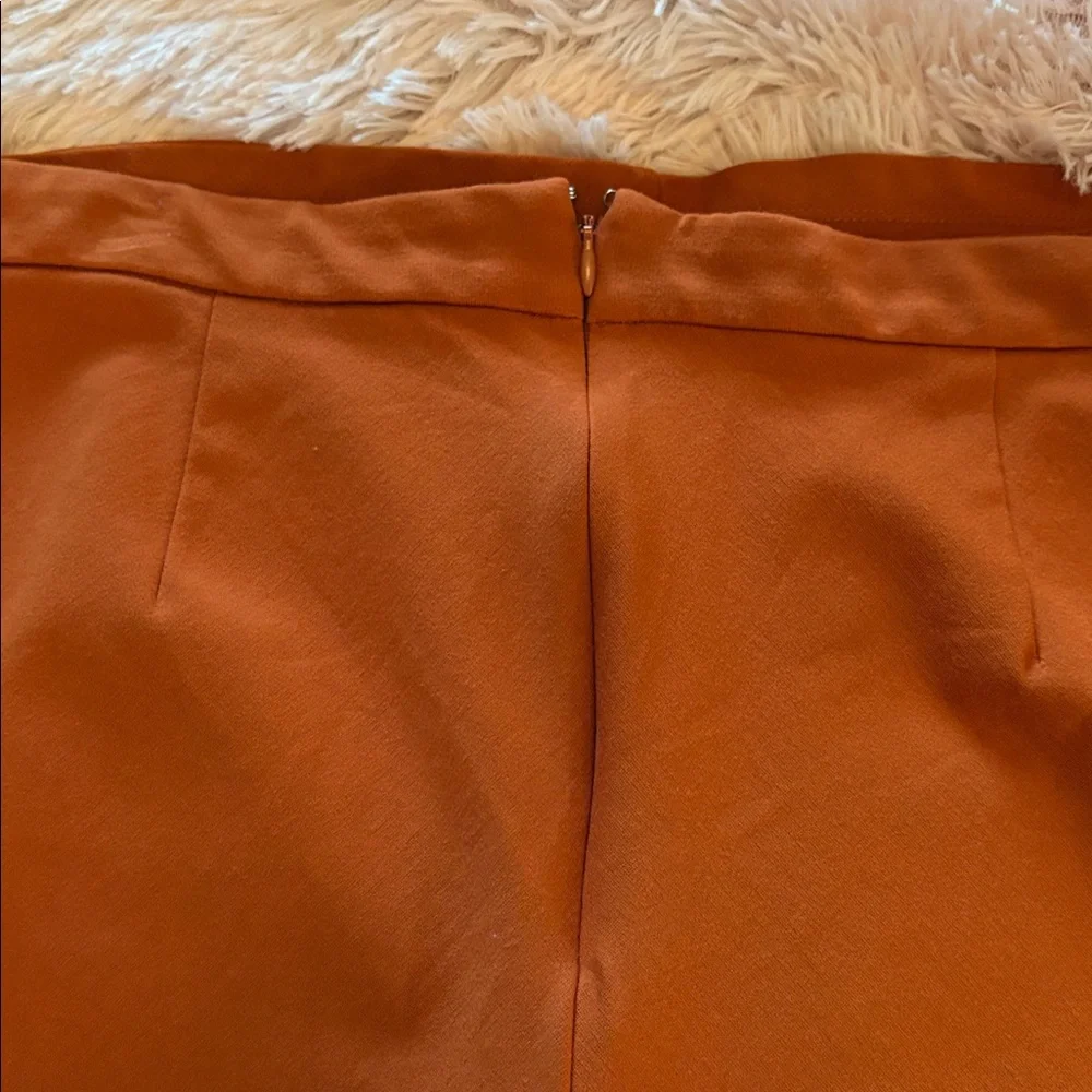 Size 16 Liz Claiborne Burnt Orange skirt - Picture 5 of 6